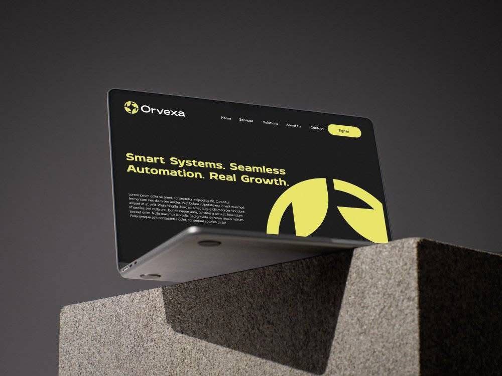 Orvexa Website Design